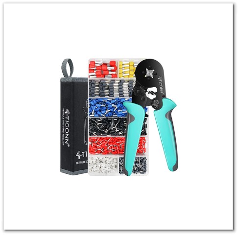 Ferrule Crimping Tool Kit with 1200PCS Ferrules
