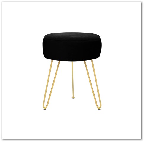 Multifunctional Vanity Stools Velvet Round